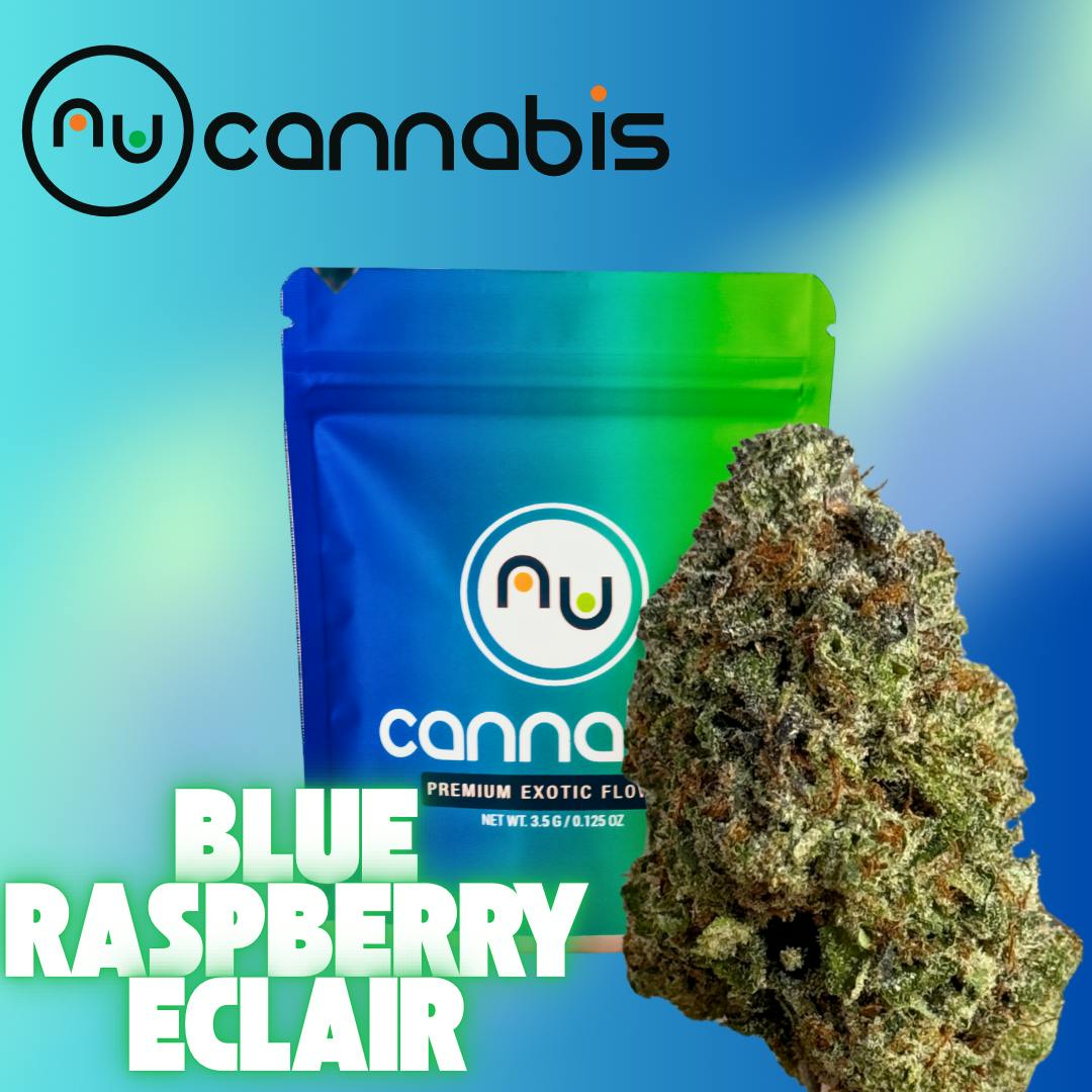 NuCannabis - Blue Razz Eclair 3.5g - INDOOR PREMIUM FLOWER