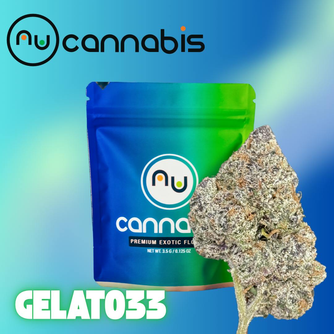 NuCannabis - Gelato 33 28g - INDOOR PREMIUM FLOWER